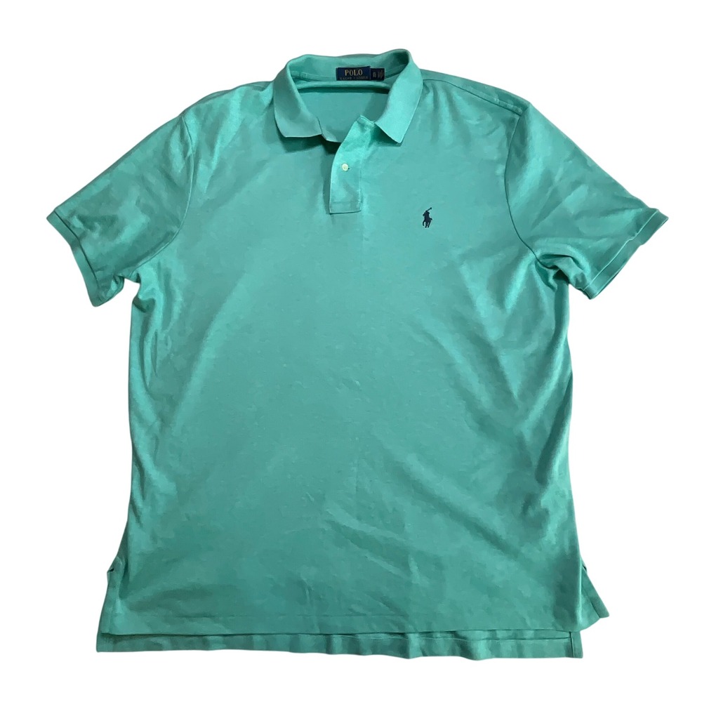 Polo Ralph Lauren‎ Men's XL Green Short Sleeve Classic Fit Polo Shirt
